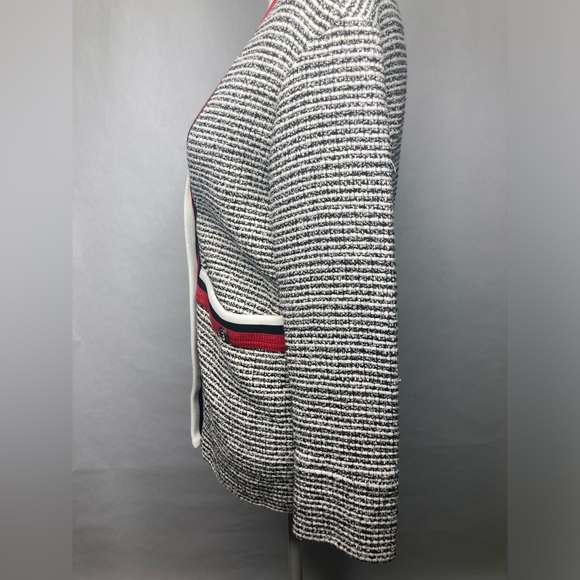 Maje Visala Boucle Tweed Jacket Ecru And Noir Size 36 quiet luxury holiday - Picture 11 of 11